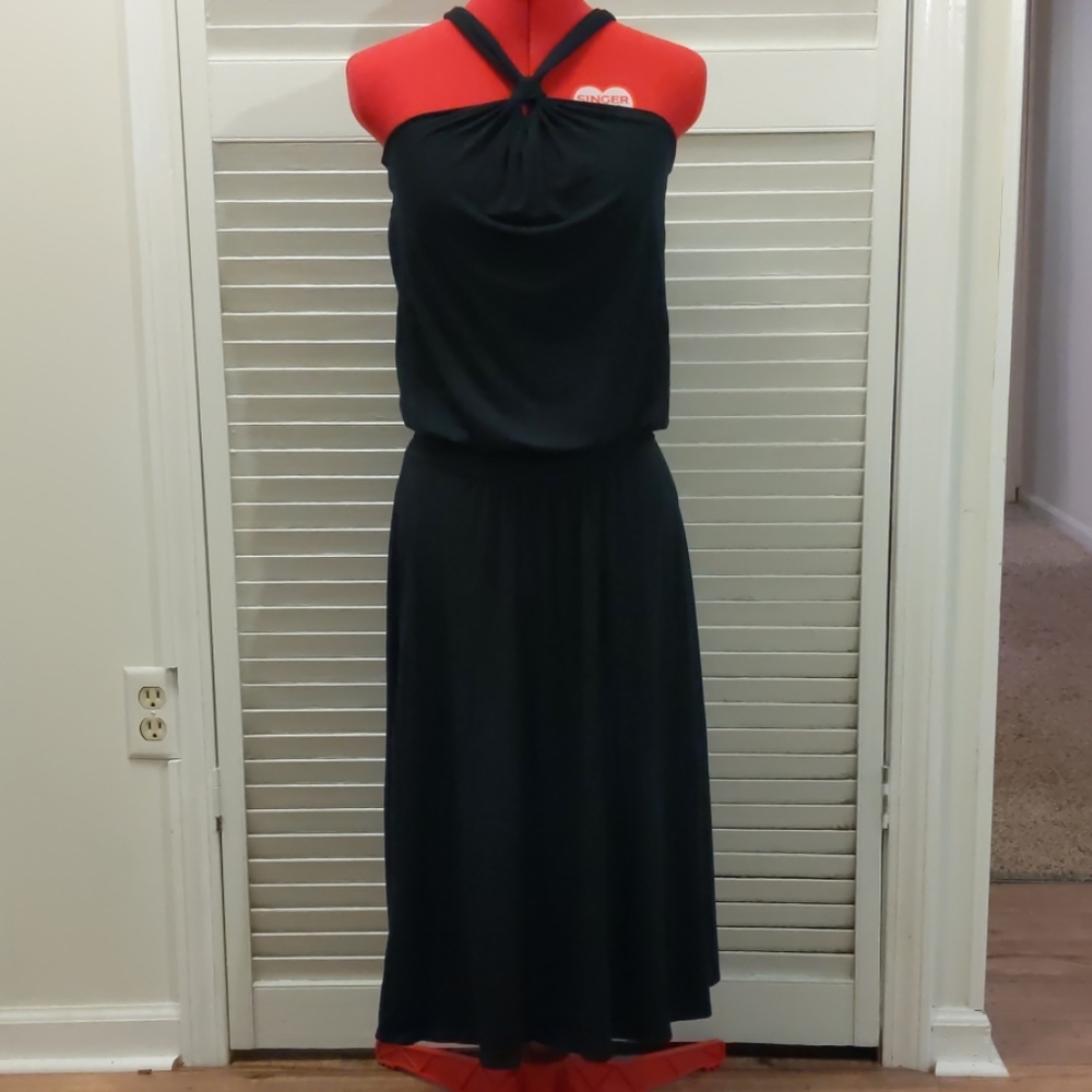 Ella Miss Black Halter Dress